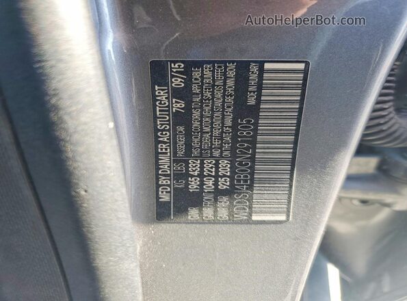 WDDSJ4EB0GN291805 2016 MERCEDES-BENZ CLA-CLASS Silver 