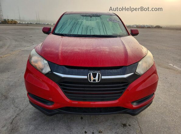 3CZRU5H37HG710182 2017 HONDA HR-V Красный Вид сзади