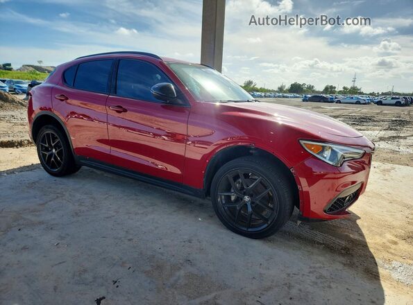 ZASPAJAN8M7C99804 2021 ALFA ROMEO STELVIO Red Вид спереду