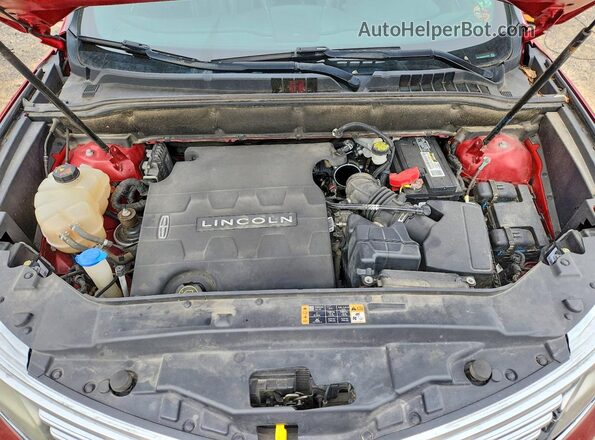 2LMPJ8KR3HBL49539 2017 LINCOLN MKX Red Вид наклейки з VIN-кодом