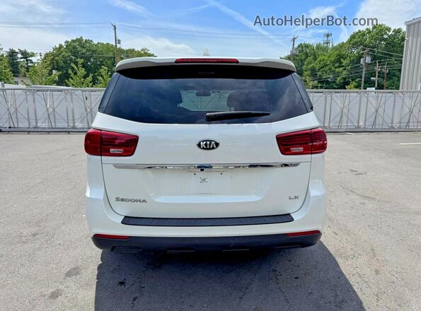 KNDMB5C18K6525496 2019 KIA SEDONA White Widok z tyłu
