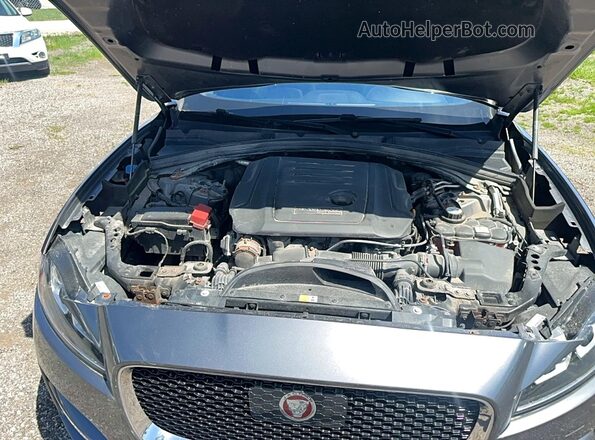 SADCK2FN4KA352120 2019 JAGUAR F-PACE Gray წინა პანელის ხედი