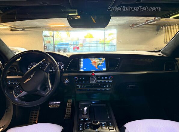 KMHGN4JB3JU230984 2018 GENESIS G80 Белый 