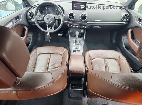 WAUAUGFF7K1009298 2019 AUDI A3 Black Вид щитка приладів