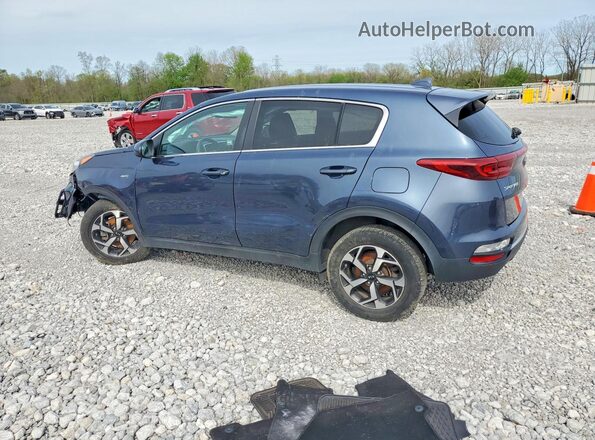 KNDPMCAC4M7913435 2021 KIA SPORTAGE Blue Tył prawy