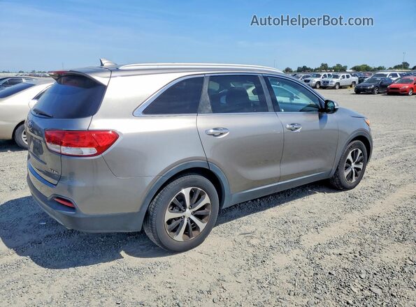 5XYPH4A51GG128826 2016 KIA SORENTO Gray 