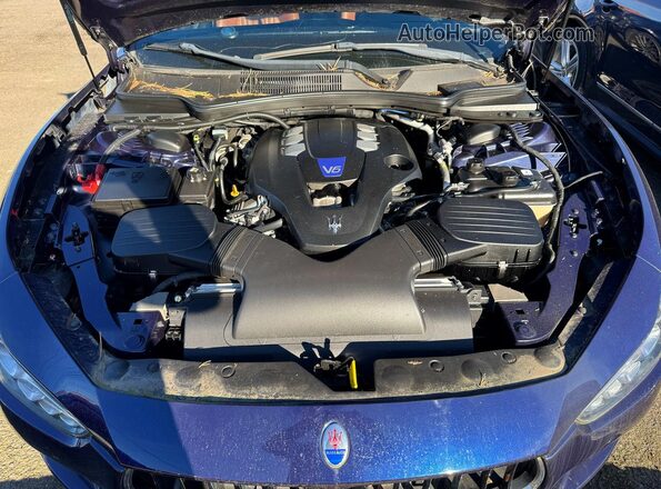 ZAM57RSA7G1168911 2016 MASERATI GHIBLI Blue Dashboard view