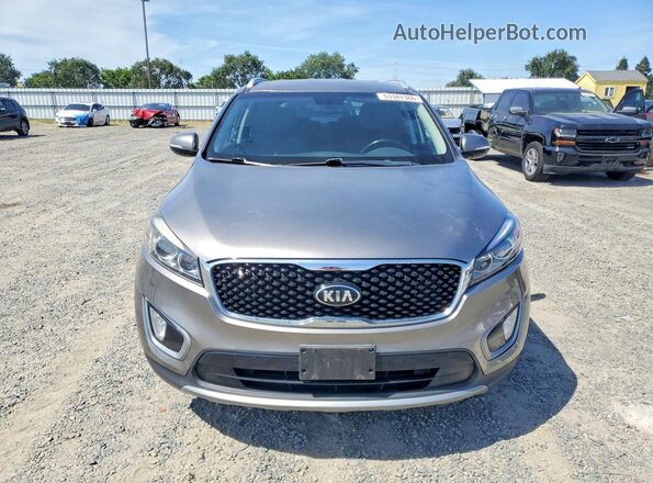 5XYPH4A51GG128826 2016 KIA SORENTO Gray 
