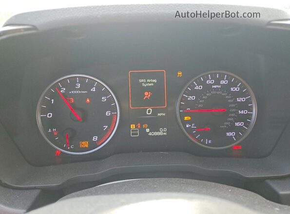 JF1VBAF68P9802681 2023 SUBARU WRX Blue Widok tylnych siedzeń