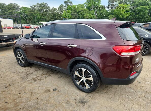 5XYPH4A17HG211823 2017 KIA SORENTO Burgundy 