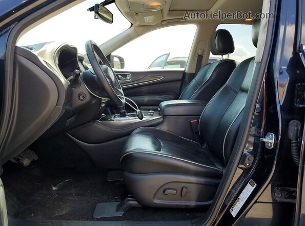 5N1DL0MMXHC541004 2017 INFINITI QX60 Blue წინა პანელის ხედი
