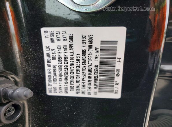 7FARW1H80JE056484 2018 HONDA CR-V Black 