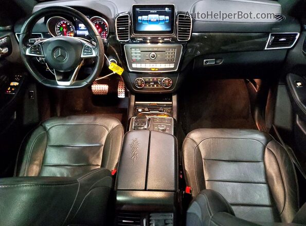 4JGED6EB6GA012337 2016 MERCEDES-BENZ GLE Black ხელსაწყოთა პანელის ხედი