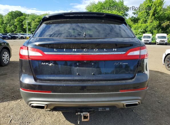 2LMPJ8LP1HBL29397 2017 LINCOLN MKX Black Вид салону спереду
