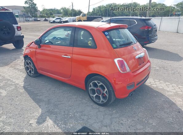3C3CFFBR2GT201815 2016 FIAT 500 Orange Задня ліва чверть