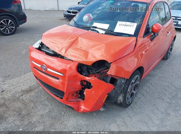 3C3CFFBR2GT201815 2016 FIAT 500 Orange Вид спереду