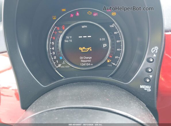 3C3CFFBR2GT201815 2016 FIAT 500 Orange Вид задніх сидінь