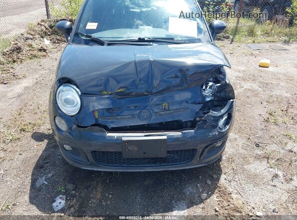 3C3CFFBR7GT155477 2016 FIAT 500 Gray Front view
