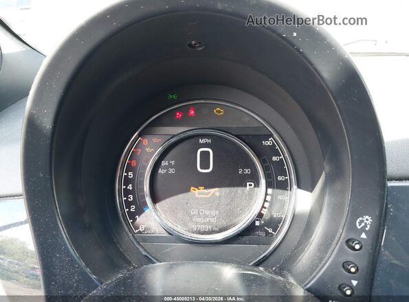 3C3CFFBR7GT155477 2016 FIAT 500 Gray Rear seats view