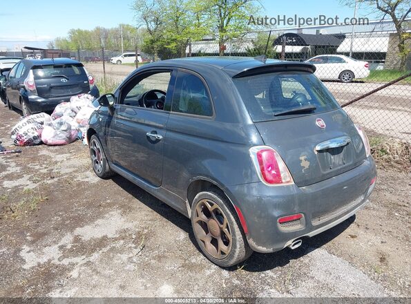 3C3CFFBR7GT155477 2016 FIAT 500 Gray Rear left