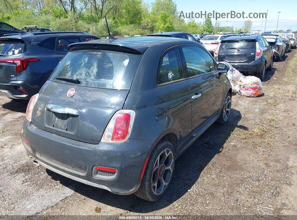 3C3CFFBR7GT155477 2016 FIAT 500 Gray Rear right