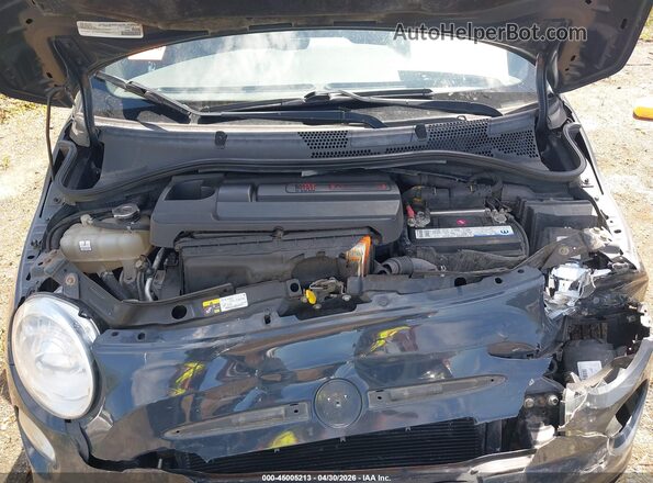 3C3CFFBR7GT155477 2016 FIAT 500 Gray Rear view