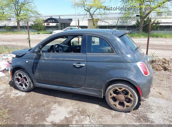 3C3CFFBR7GT155477 2016 FIAT 500 Gray 360 interior view