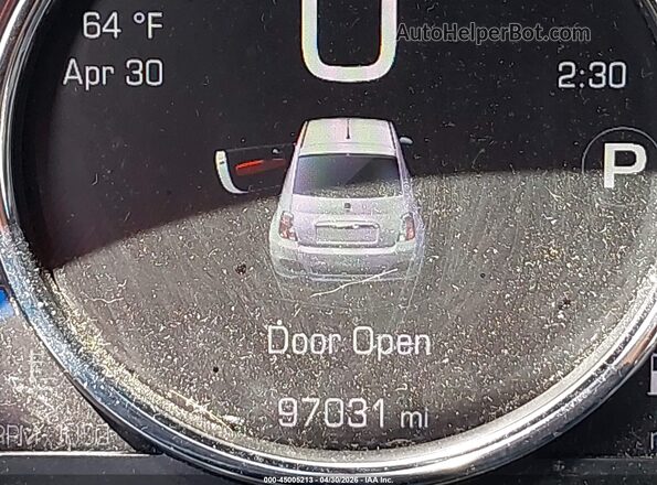 3C3CFFBR7GT155477 2016 FIAT 500 Gray 
