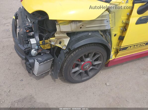3C3CFFFH4GT122180 2016 FIAT 500 Yellow Սալոնի 360 աստիճան տեսք