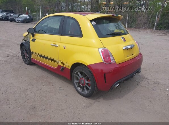 3C3CFFFH4GT122180 2016 FIAT 500 Yellow Հետևի ձախ