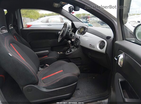 3C3CFFFH4GT165546 2016 FIAT 500 Gray Front interior view