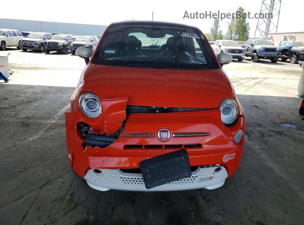3C3CFFGE1GT113781 2016 FIAT 500 Orange Вид спереду