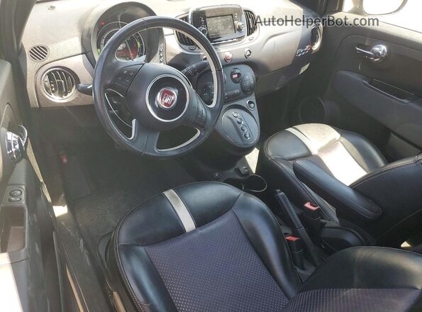 3C3CFFGE6GT221779 2016 FIAT 500 Gray Առջևի վահանակի տեսք