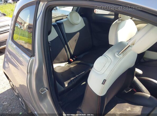 3C3CFFGE7GT211018 2016 FIAT 500E Silver Widok naklejki z numerem VIN