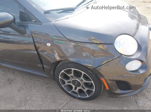 3C3CFFKH3JT362611 2018 FIAT 500 Silver Вид спереду