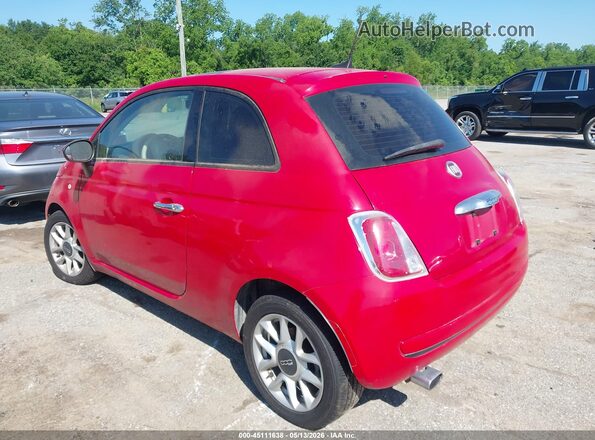 3C3CFFKR6HT586328 2017 FIAT 500 Red Հետևի ձախ