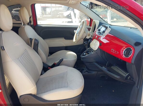 3C3CFFKR6HT586328 2017 FIAT 500 Red Սալոնի դիմացի տեսք