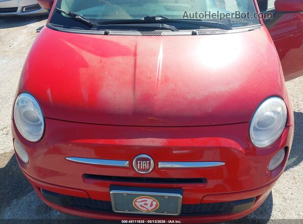 3C3CFFKR6HT586328 2017 FIAT 500 Red Դիմացի տեսք
