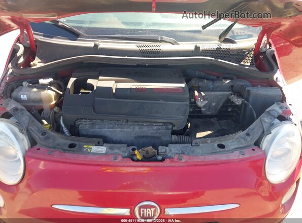 3C3CFFKR6HT586328 2017 FIAT 500 Red Հետևի տեսք