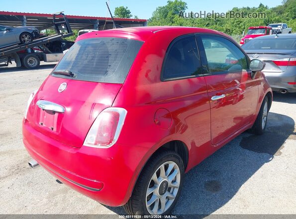 3C3CFFKR6HT586328 2017 FIAT 500 Red Հետևի աջ