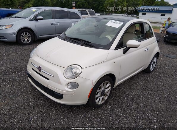 3C3CFFKR7HT621233 2017 FIAT 500 White Front left