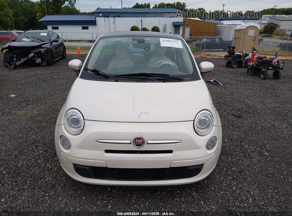 3C3CFFKR7HT621233 2017 FIAT 500 White Rear interior view