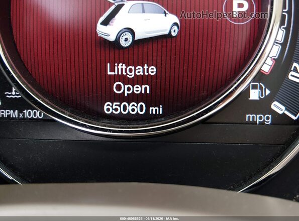 3C3CFFKR7HT621233 2017 FIAT 500 White 