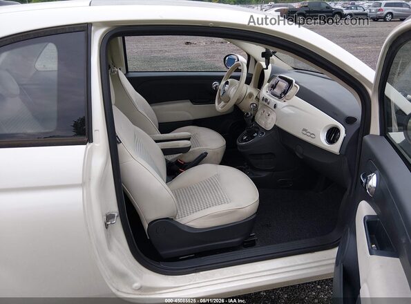 3C3CFFKR7HT621233 2017 FIAT 500 White Front interior view
