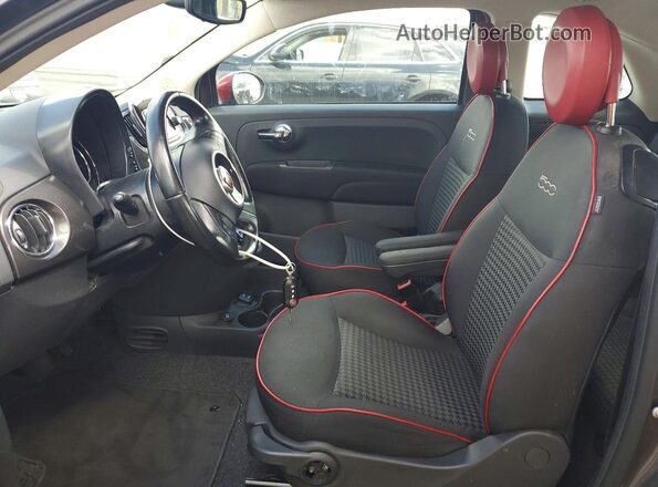 3C3CFFKR7HT694411 2017 FIAT 500 Gray Սալոնի դիմացի տեսք