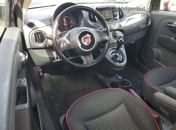 3C3CFFKR7HT694411 2017 FIAT 500 Gray Առջևի վահանակի տեսք