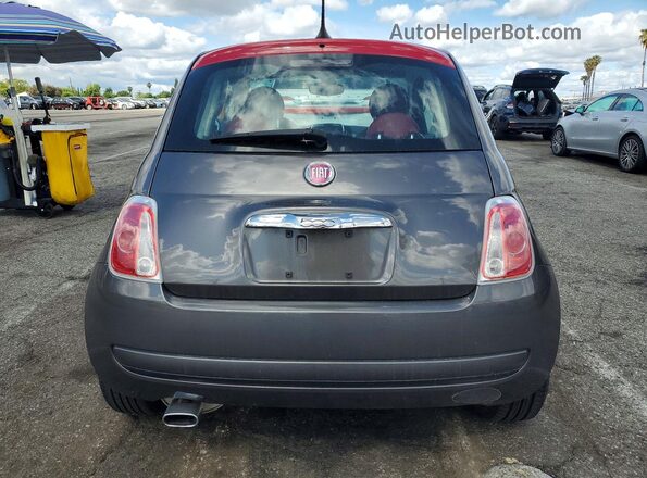 3C3CFFKR7HT694411 2017 FIAT 500 Gray Հետևի տեսք