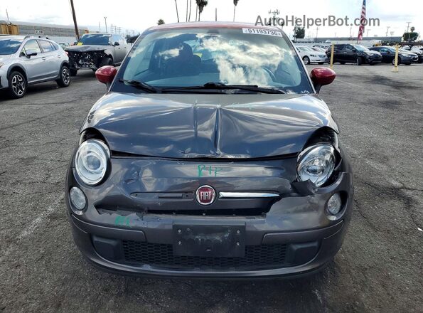 3C3CFFKR7HT694411 2017 FIAT 500 Gray Դիմացի տեսք