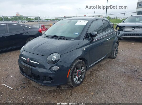 3C3CFFKR7HT699642 2017 FIAT 500 Серый Передняя левая четверть