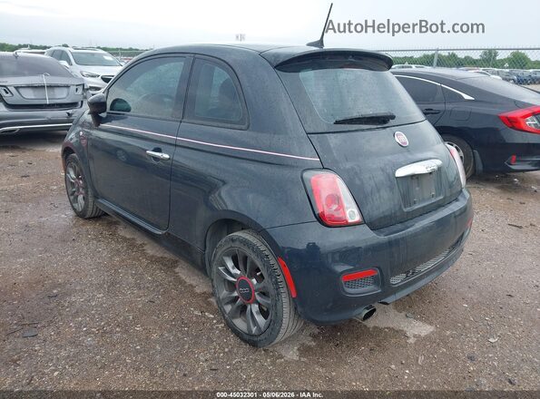 3C3CFFKR7HT699642 2017 FIAT 500 Серый Задняя левая четверть